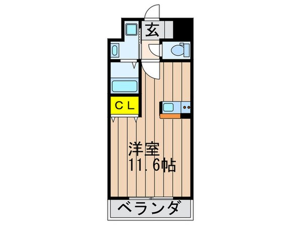 プラリア牧野阪の物件間取画像